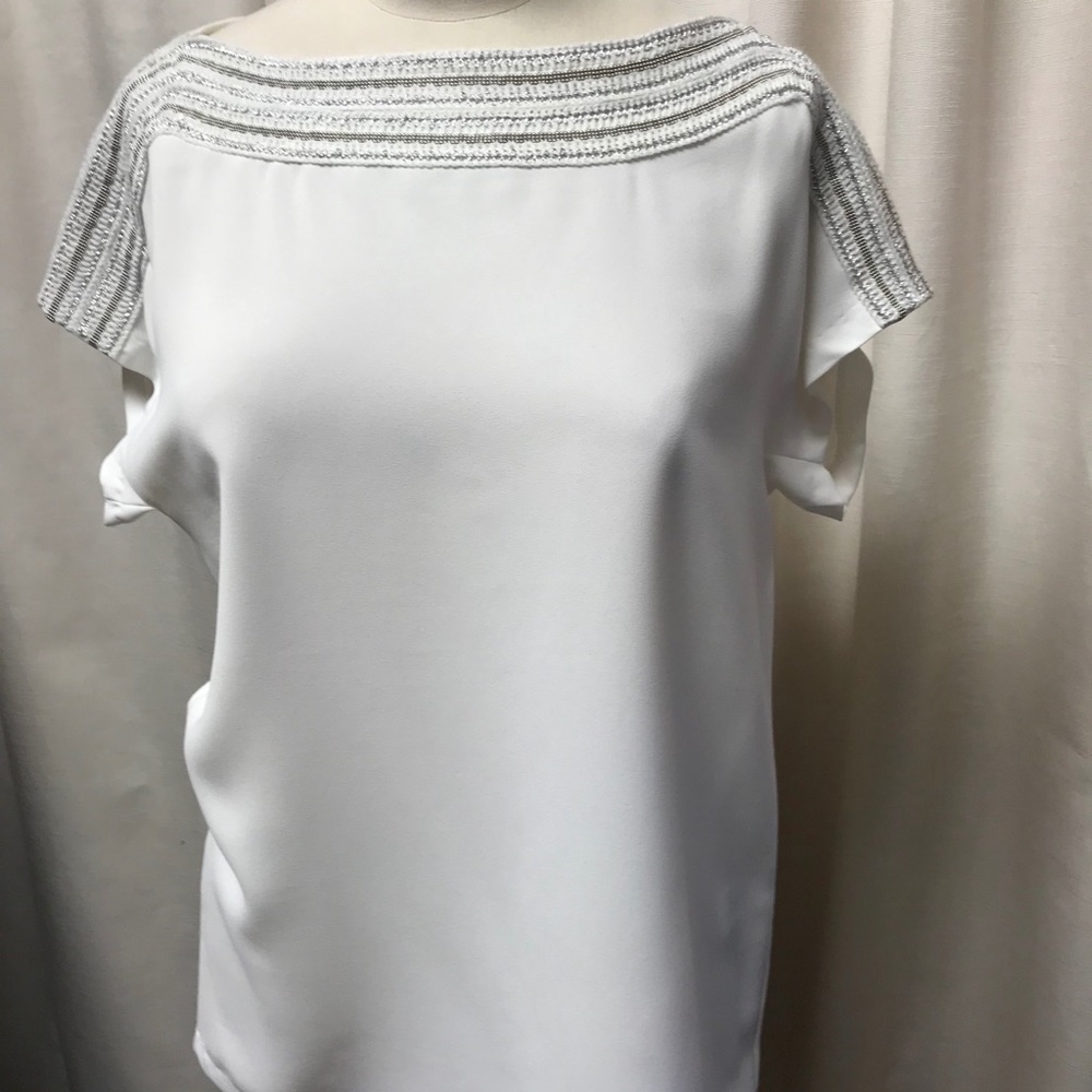 See U Soon white blouse